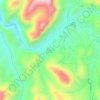 Mapa topográfico Manquiri, altitud, relieve