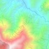 Mapa topográfico San Andres, altitud, relieve