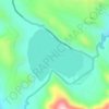 Mapa topográfico Laguna Sausacocha, altitud, relieve