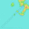 Mapa topográfico Secretary Island, altitud, relieve
