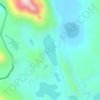 Mapa topográfico Laguna Chacran, altitud, relieve