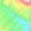 Mapa topográfico Quebrada de Querque, altitud, relieve