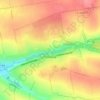Mapa topográfico Солоне, altitud, relieve