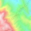 Mapa topográfico Bombeo, altitud, relieve