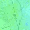 Mapa topográfico Coronel Vidal, altitud, relieve