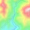 Mapa topográfico Rio Chillar, altitud, relieve