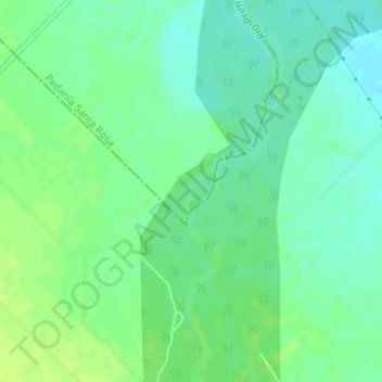 Mapa topográfico Río Primero o Suquía, altitud, relieve