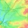 Mapa topográfico Mira-sol, altitud, relieve