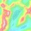 Mapa topográfico Laguna Huarmicocha, altitud, relieve
