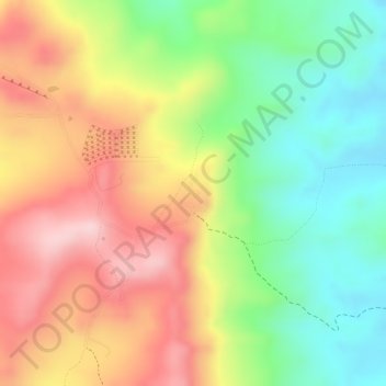 Mapa topográfico Juaruco, altitud, relieve
