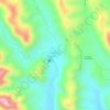 Mapa topográfico Amancaya, altitud, relieve
