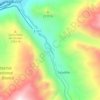 Mapa topográfico Rio Blanco, altitud, relieve