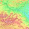 Mapa topográfico La Rioja, altitud, relieve